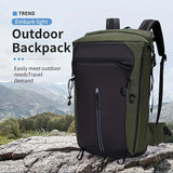 Outdoor Mountaineering Versatile Lightweight Backpack - Waterproof Nylon Expandable & Foldable bag for Hiking/Camping/Cycling