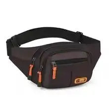 Homefish Unisex Waist Bag Multifunctional Large Capacity Splash Resistant Wear Resistant Worksite Outdoor Fanny Pack