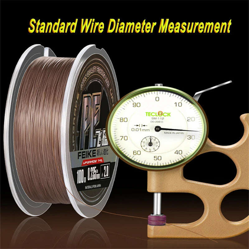 ZUKIBO 0.05mm Micro PE Braided Line 1000m