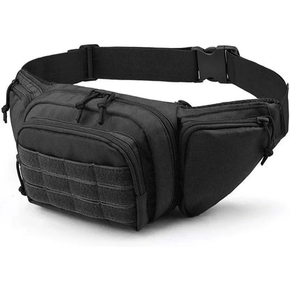 Tactical Multi-function Waist Pack Fanny Packs for Men Nylon Shoulder Hiking Mobile Phone Bag Sports High-capacity Waist Bag