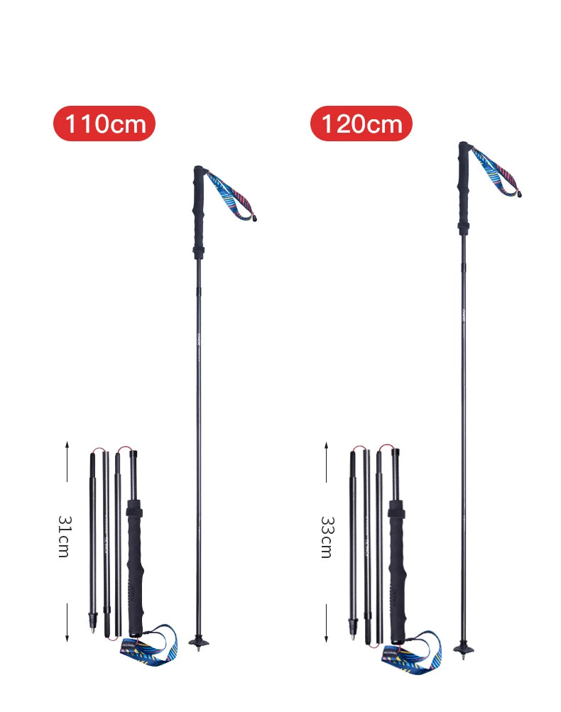2pcs  AONIJIE All Types of Hiking Trekking Pole Ourdoor Camping Walking Sticks Summarizing 110cm 120cm 130cm