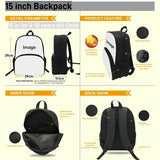 Kids Movie Venoms Backpacks Boys and Girls Student Birthday Gift Child School Bags Large Capacity Camping Durable Rucksack