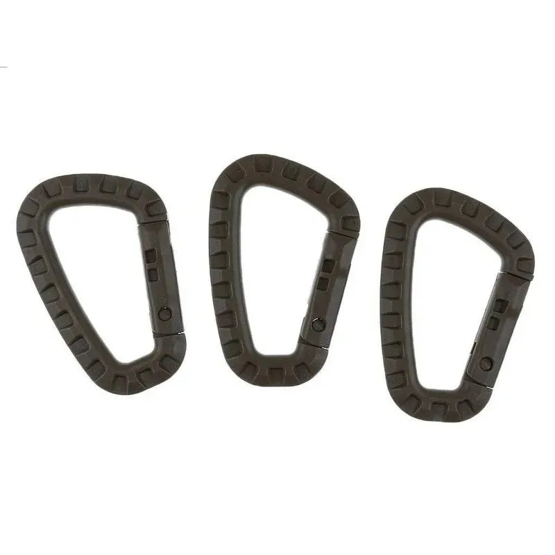 1/2/3/4/6pcs Tactical Carabiner Carabina Karabiner Clip Plastic Cadet Hiking Camping