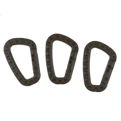1/2/3/4/6pcs Tactical Carabiner Carabina Karabiner Clip Plastic Cadet Hiking Camping