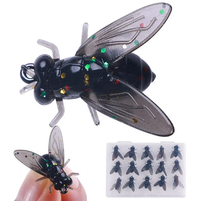 Ultra-Realistic Parachute Dry Flies (15/60 Pack)