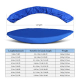 Universal Waterproof Kayak Cover – UV Resistant Canoe & Boat Dust Storage Shield