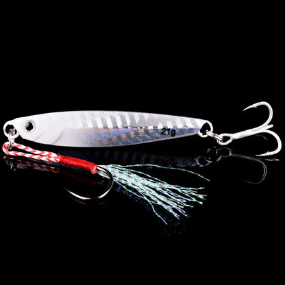 3/5/8pcs Metal Jig Fishing lure Set 7g 10g 14g 21g 28g 40g Sea Shore Casting Jigging lures Jigs Spoon Saltwater Artificial Bait