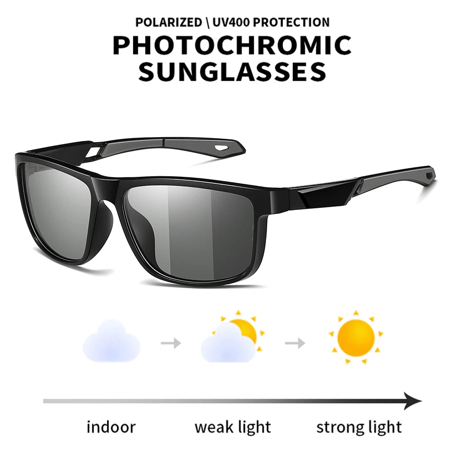 Photochromic Polarized Sports Sunglasses