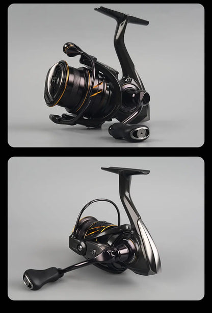 Kingdom Micro Fly Pro Spinning Fishing Reel 800-3000 Ultra Light 8+1 BB 7KG Max Drag 5.2:1/6.2:1 Gear Ratio Freshwater Saltwater