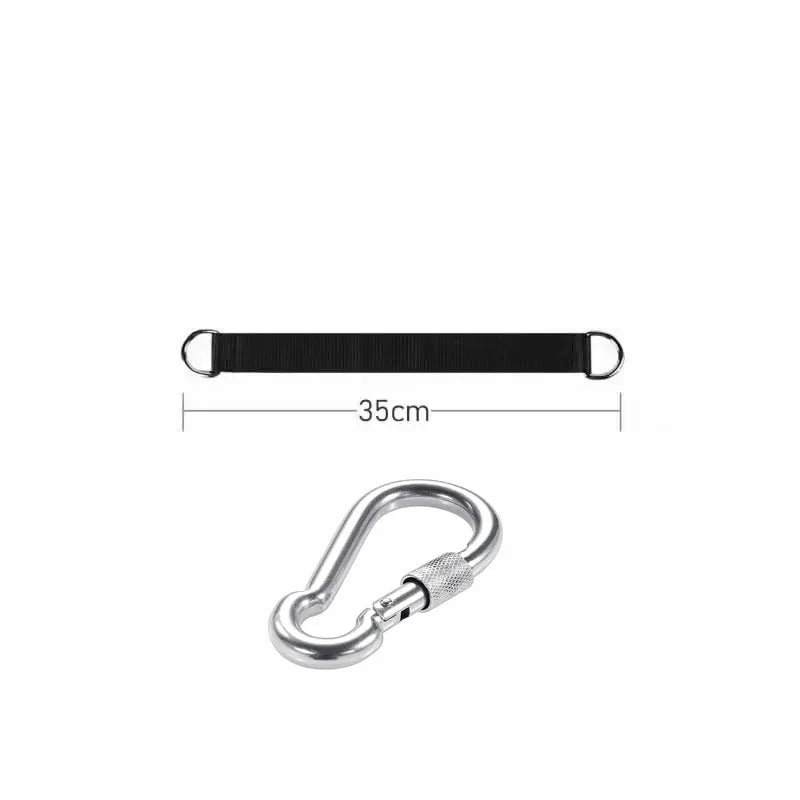 Outdoor Tree Swing Straps 200kg Heavy Duty Hook Ring Hanging Belt Connecting Belt for Hammock Punching Bag Swing Horizontal Bar