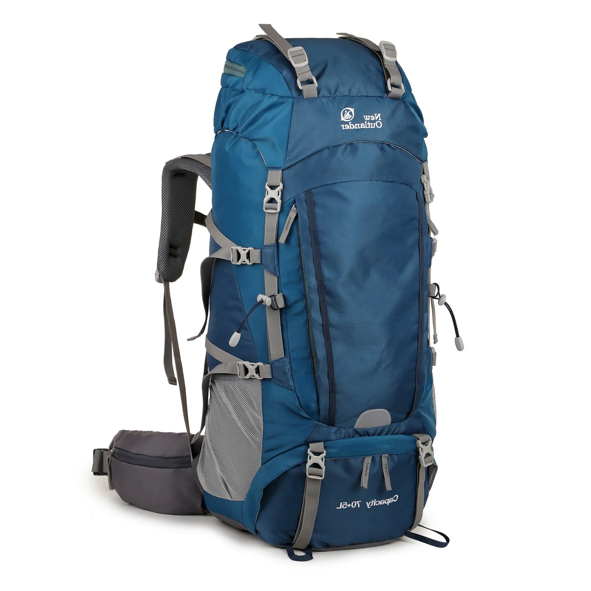 Traveling Backpacking Backpack 75L Hiking Backpack Large Capacity Camping Backpack with Rain Cover Shoes Warehouse Backpack