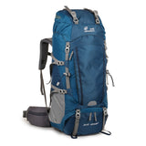 Traveling Backpacking Backpack 75L Hiking Backpack Large Capacity Camping Backpack with Rain Cover Shoes Warehouse Backpack