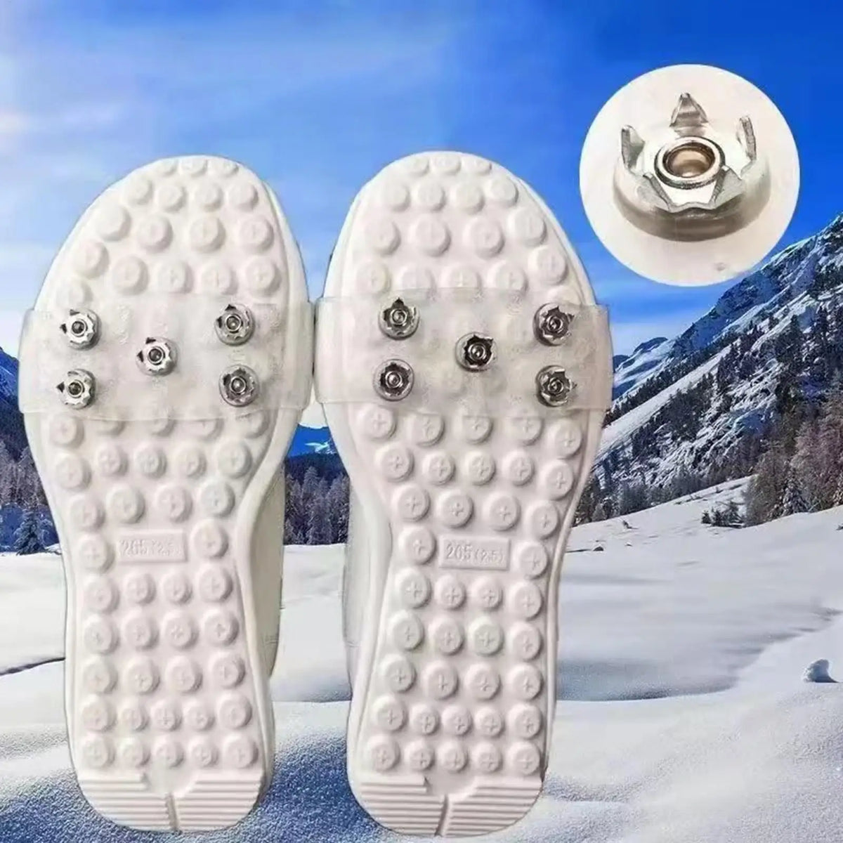 Clear Anti-Slip Ice Cleats for Shoes
