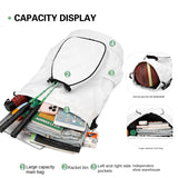 Custom logo outdoor Drawstring Sports Backpack Large Capacity badmintonta bag personality customization waterproof Nylon backpac