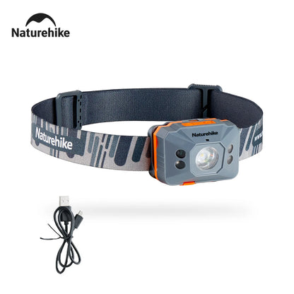 Naturehike Camping Light Ultralight IPX4 Waterproof Sensor Headlight 42h High Endurance Usb Charge Lantern Outdoor Hiking Lamp