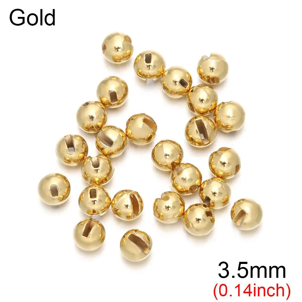 Slotted Tungsten Fly Tying Beads (25 Pack)