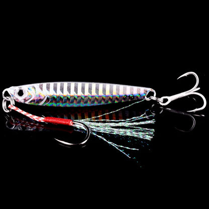 3/5/8pcs Metal Jig Fishing lure Set 7g 10g 14g 21g 28g 40g Sea Shore Casting Jigging lures Jigs Spoon Saltwater Artificial Bait
