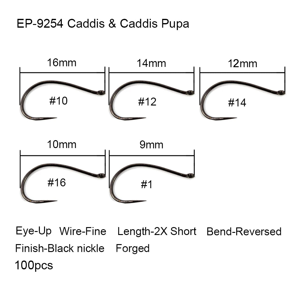 Aventik Competition Barbless Fly Hooks (50 Pack)