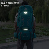 60L Mountaineering Backpack – Waterproof Hiking Camping Rucksack for Trekking, Travel & Climbing