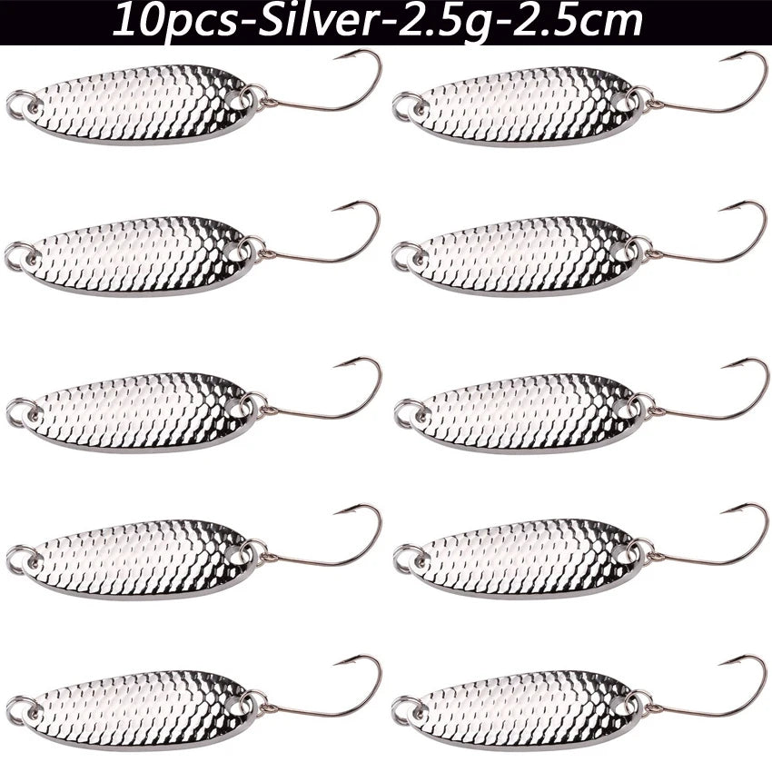Mini Trout Spoon Lures 1.5-5g (10 Pack)