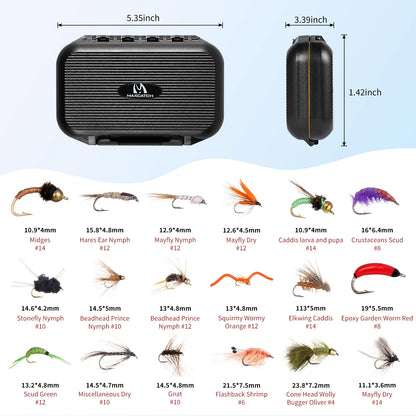 Maxcatch Extreme-X Fly Rod and Reel Starter Kit 3-8WT