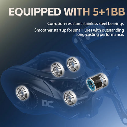 FISHINFANS C1DC Baitcasting Reel
