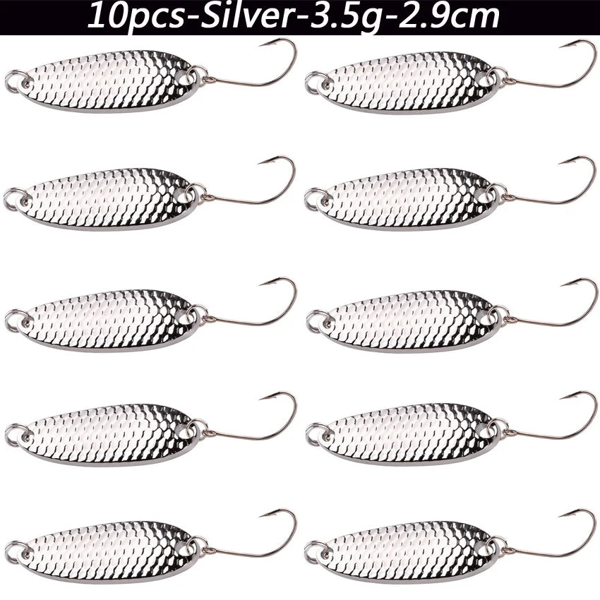 Mini Trout Spoon Lures 1.5-5g (10 Pack)