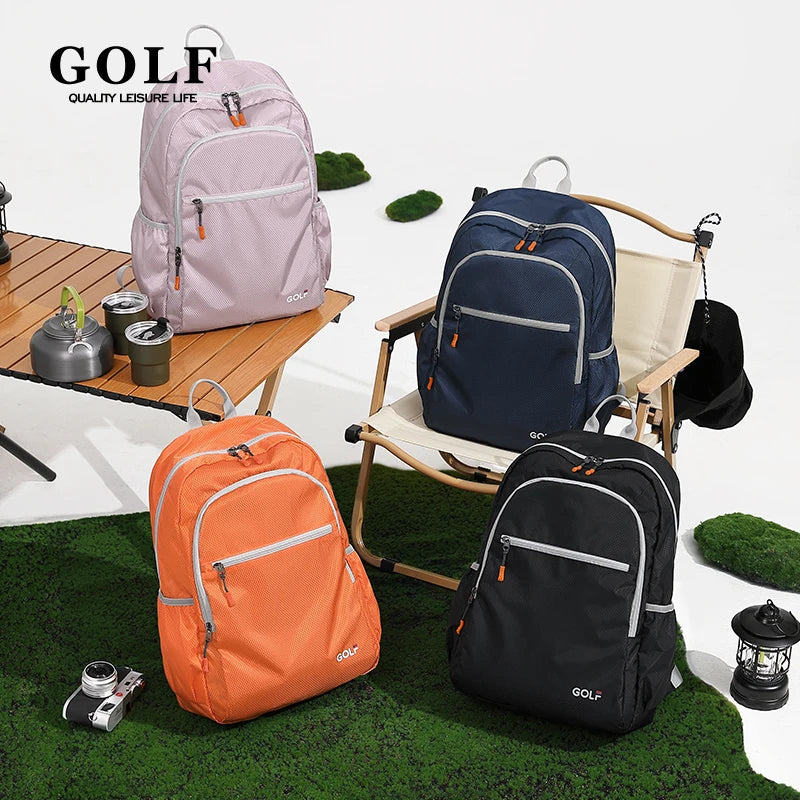 GOLF Mountaineering Bag Outdoor Sports Large Capacity Backpack Folding Travel Bag Leisure Tourism Hiking and Climbing