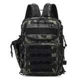 New outdoor mountaineering bag men's hiking large capacity backpack camouflage tactical bag multi-function sports bag backpack