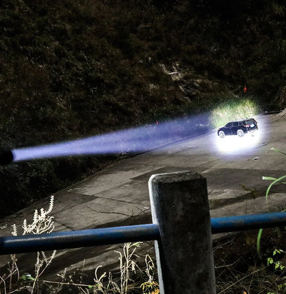 LED Flashlight Rechargeable Torch High Power Strong Light Flashlight Long Range Tactical Zoom Lamp Outdoor Camping Lantern