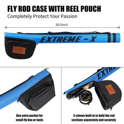 Maxcatch Extreme-X Fly Rod and Reel Starter Kit 3-8WT