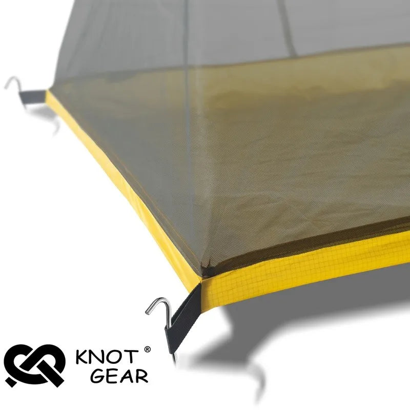 Knot Jian Outdoor 1P Inner Tent Camping Bivy Insect-proof Sleeping Bag Set Ultralight Mountain Climbing Pole Less Tent Shelter