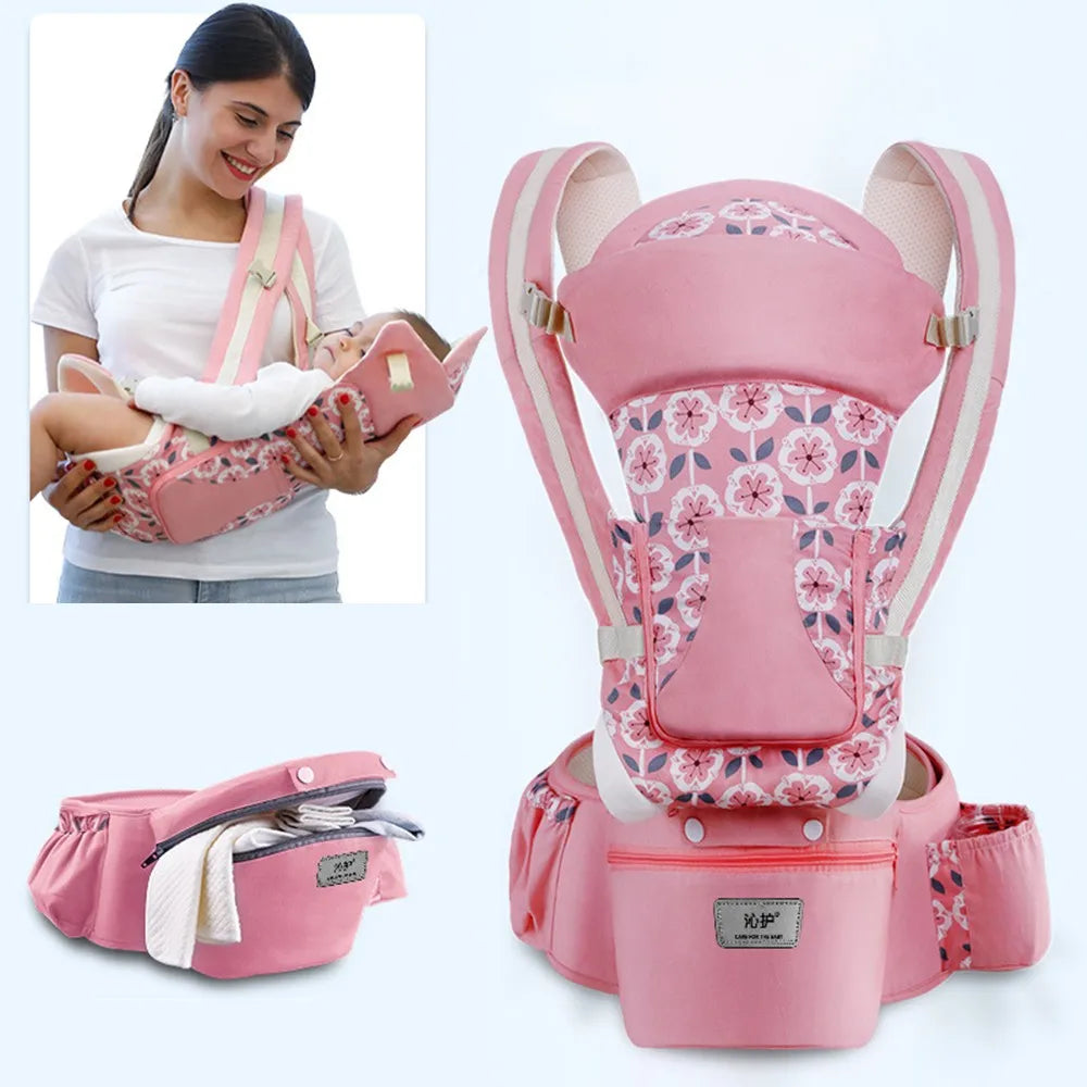 Ergonomic Backpack Baby Carrier Baby Hipseat Carrier carrying for children Baby Wrap Sling for Baby Travel 0-48 Months Useable