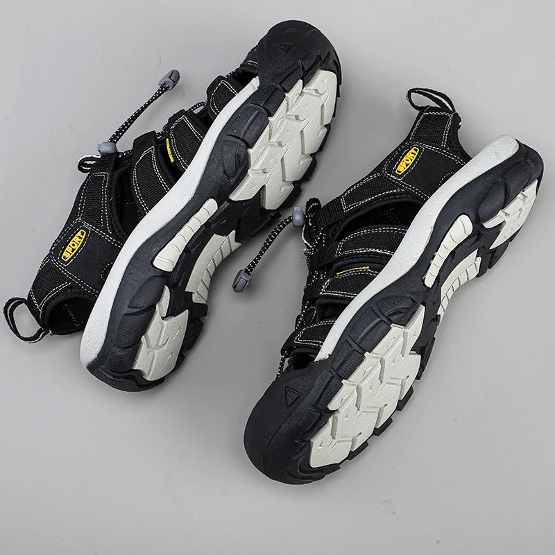 Men’s Outdoor Hiking Sandals – Non-Slip Breathable Water Shoes for Summer Trekking & Casual Wear
