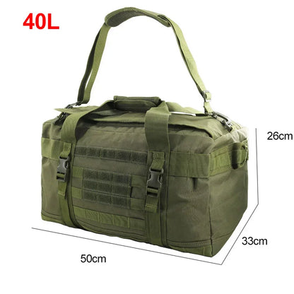 106L 40L Luggage Duffel Bag Camping Backpack Tactical Large Bag Men's Hiking  Mountaineering Trip Utility Gym Weekend Travel Bag