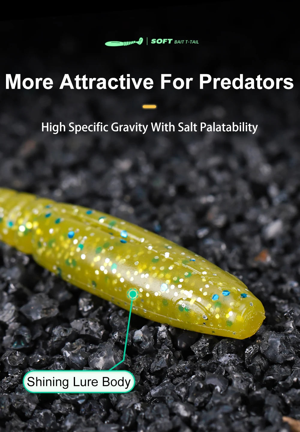 HISTAR Long T-Tail Soft Worms