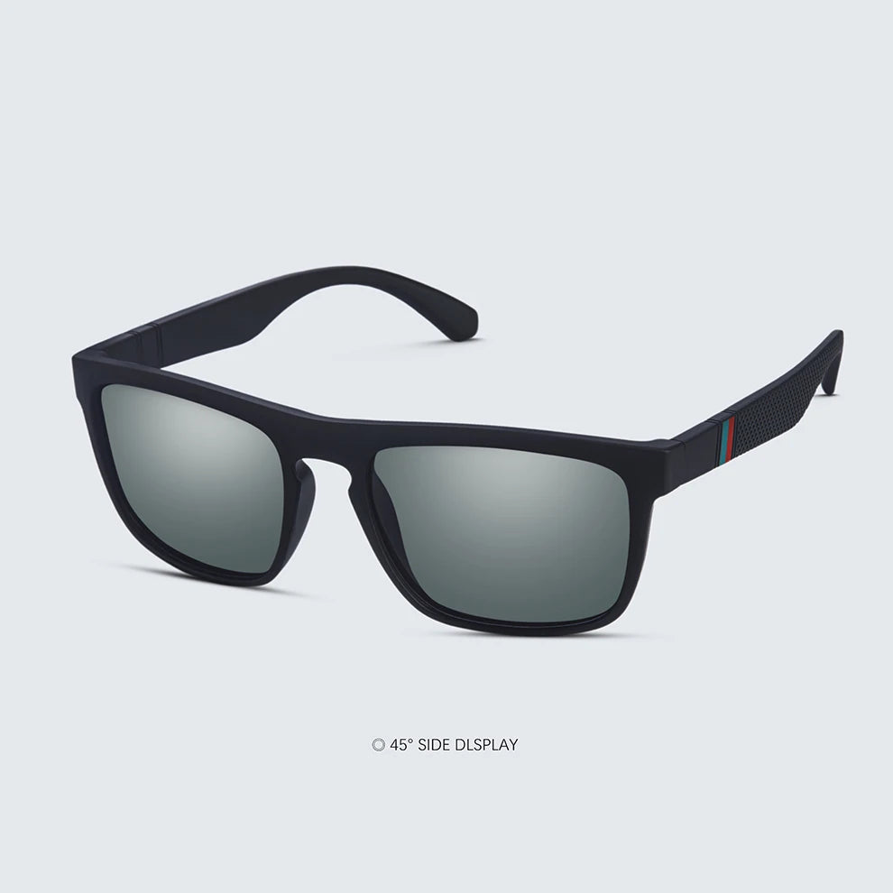 Ravenisa Square Vintage Polarized Sunglasses