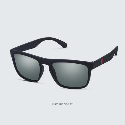 Ravenisa Square Vintage Polarized Sunglasses