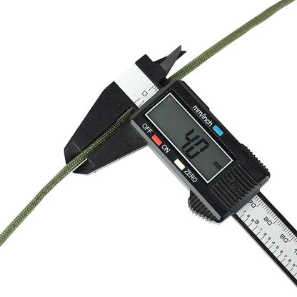6 Kindling 550 25/100FT 10-Core Paracord 4mm Outdoor Camping Survival Tool Fit PE Fire Rope Fishing Cotton Line Parachute Hiking