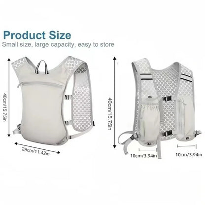 Light Weight Hydration Backpack for Outdoor Sports - Ergonomic Water Holder for Running, Cycling, Walking and Kayaking