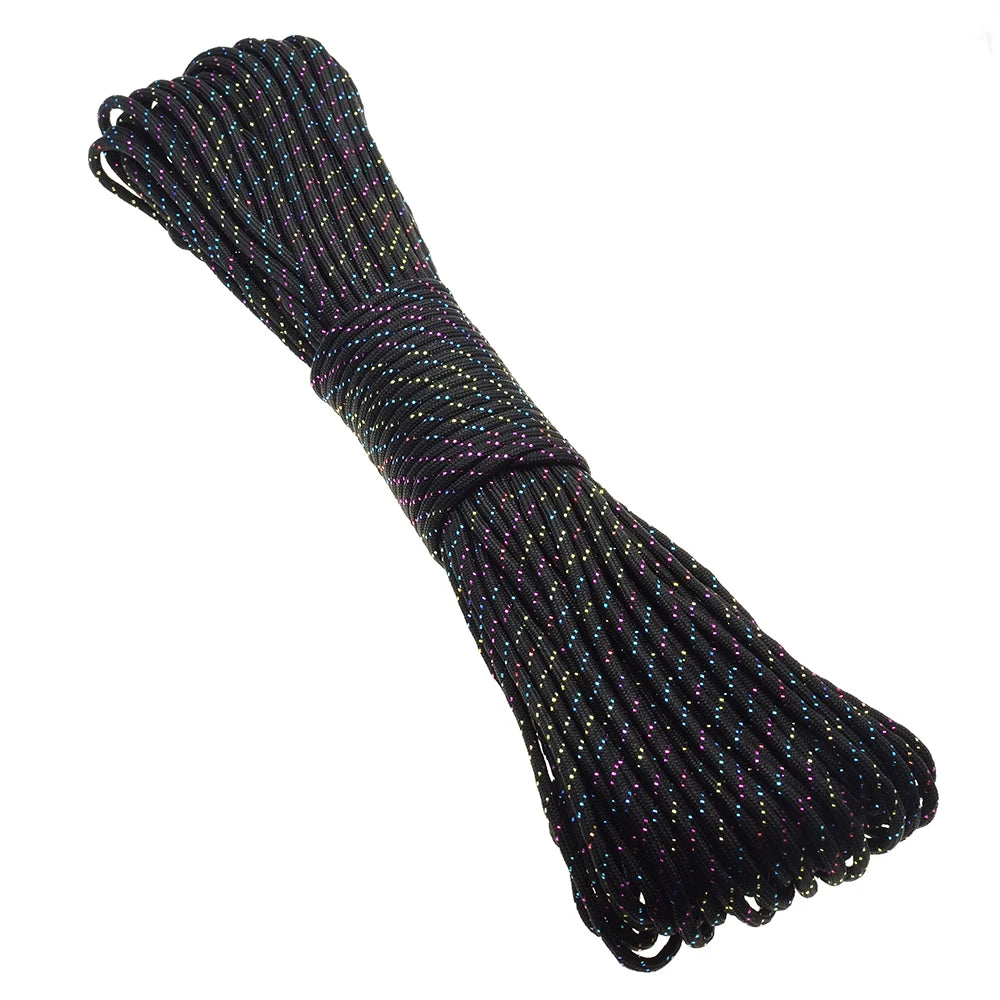 Gold & Silver 550 Paracord – Type III, 100ft, 19 Colors