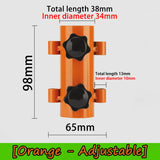 Outdoor camping adjustable canopy pole holder large diameter bracket camping tent canopy accessories strut fixing tube base