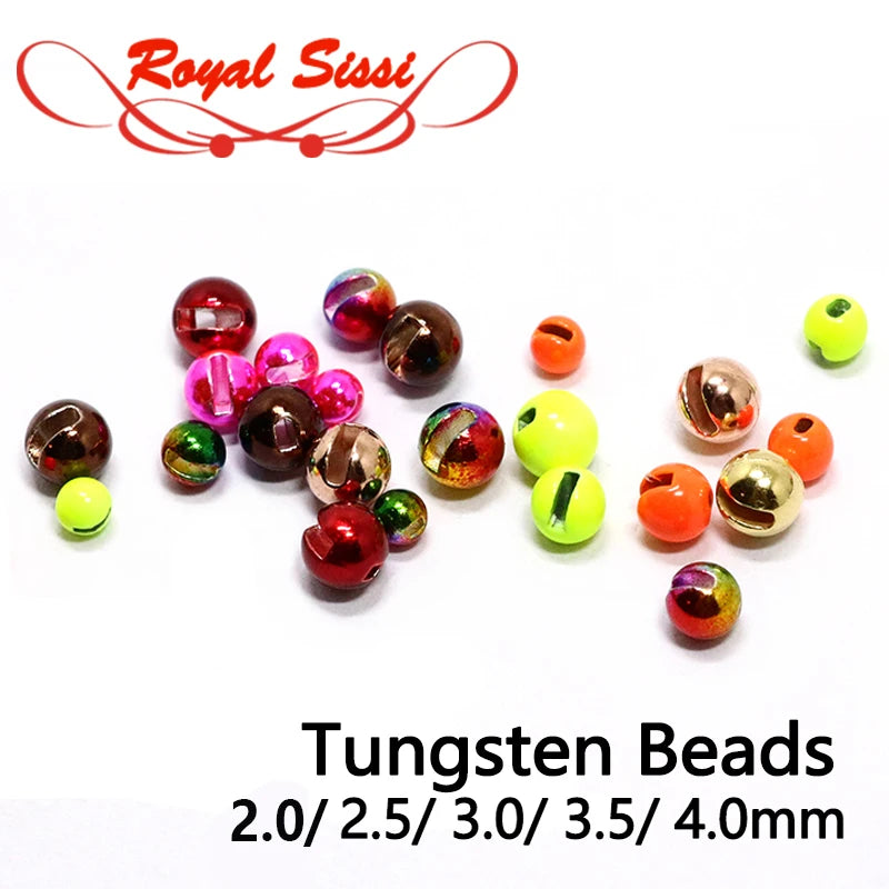 Royal Sissi Colorful Slotted Tungsten Beads (20 Pack)