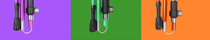 2PCS Trekking Poles Adjustable Ultralight Walking Sticks Alpenstock Outdoor Hiking-Climbing Mountaineering Sticks