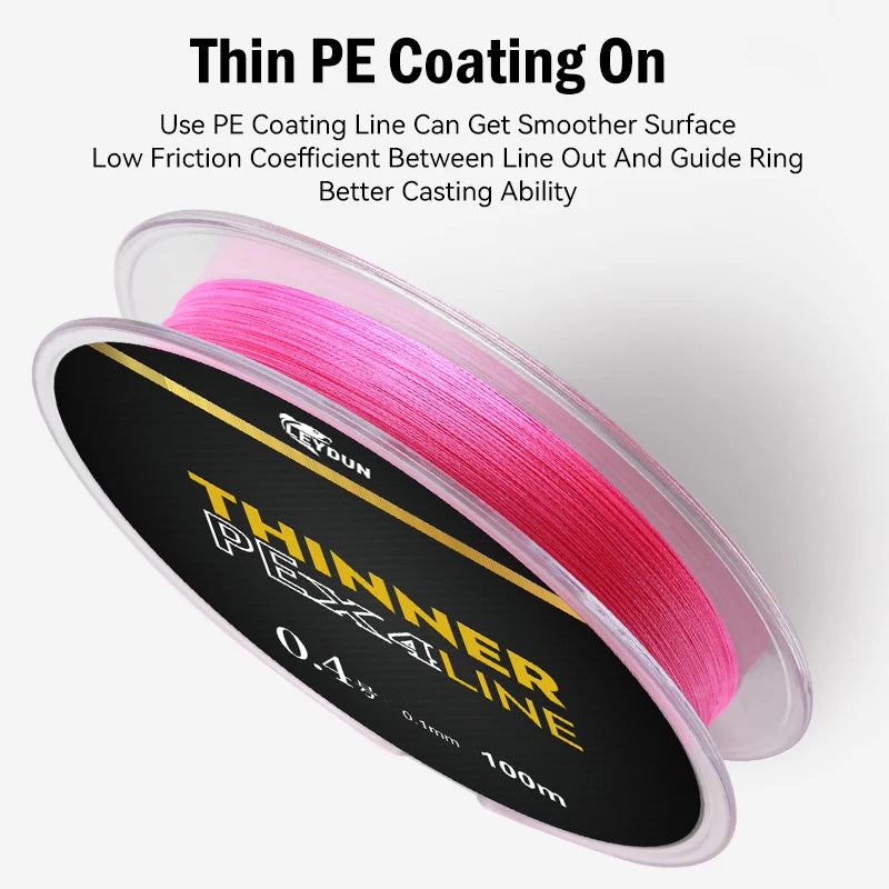Leydun Micro Thin 4-Strand PE Line