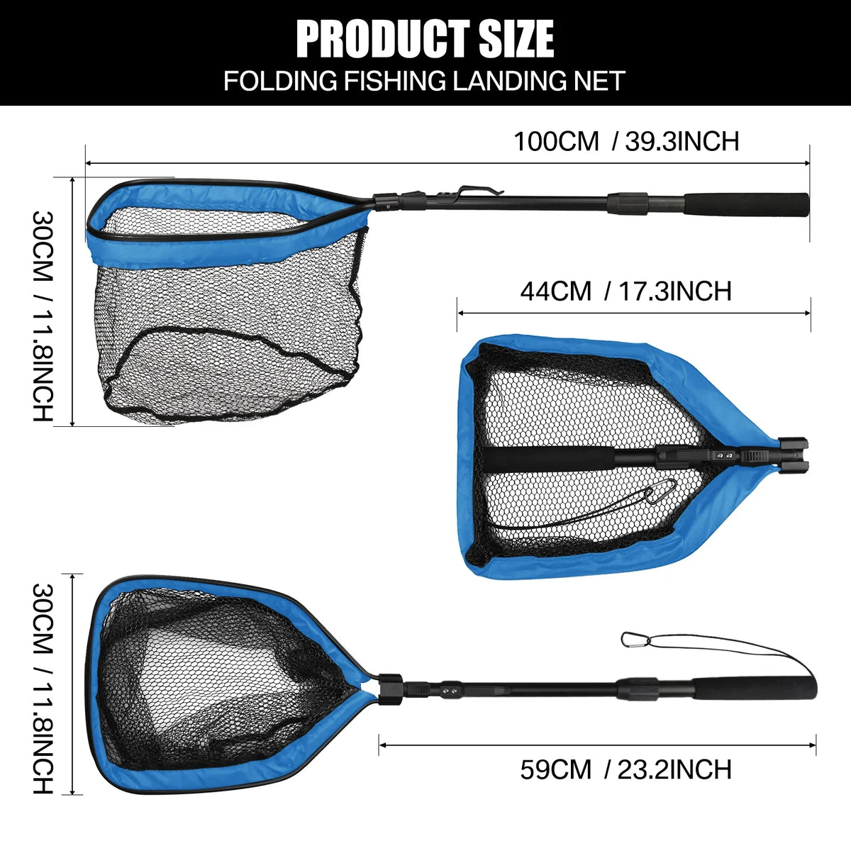 Telescopic Floating Landing Net (55-190cm)