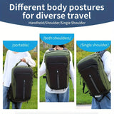 Outdoor Mountaineering Versatile Lightweight Backpack - Waterproof Nylon Expandable & Foldable bag for Hiking/Camping/Cycling