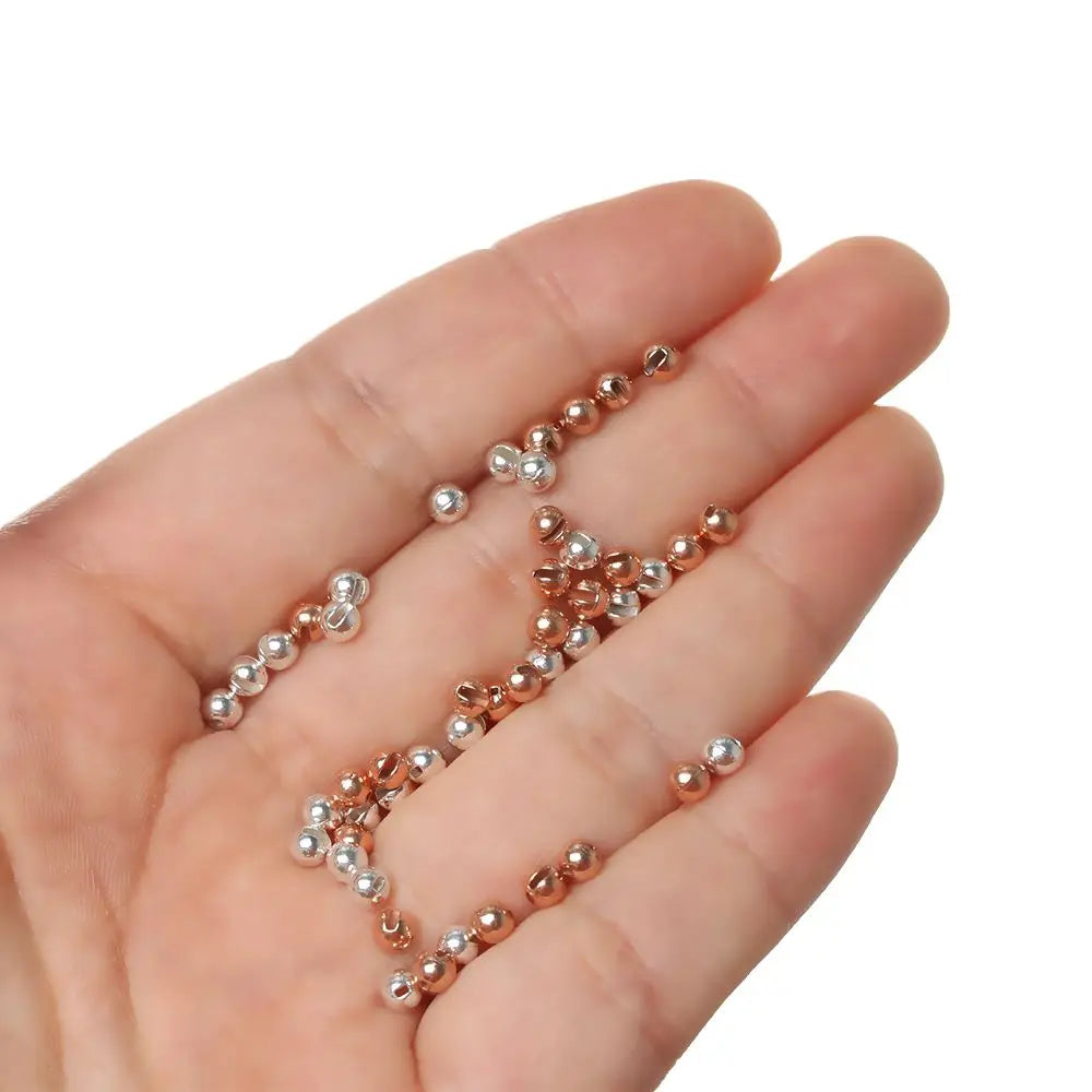 Slotted Fly Tying Beads 2.5-3.5mm (25 Pack)
