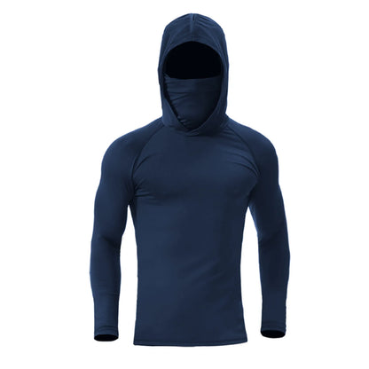 BOISHO UPF 50+ Fishing Hoodie with Face Mask