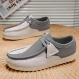 Men’s Casual Comfort Sneakers – Versatile Outdoor Fashion Shoes with Thick Sole